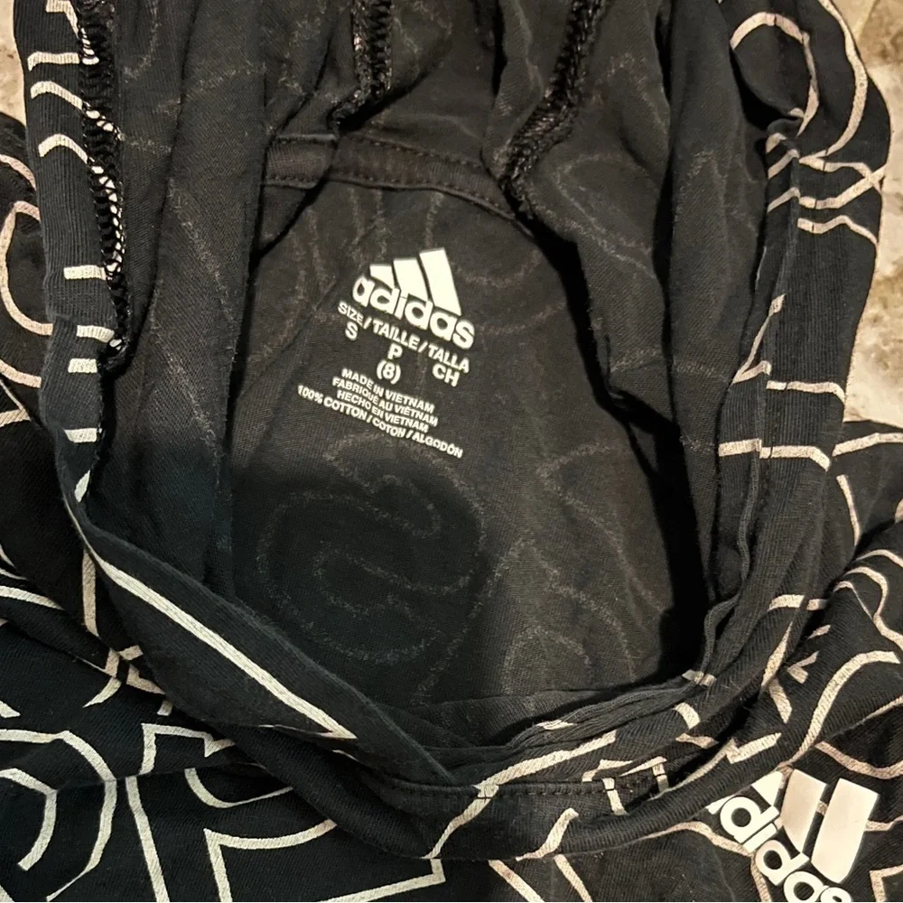 Adidas Boys Black White Hoodie Children’s Place T-Rex T Shirt Small Medium 7 / 8